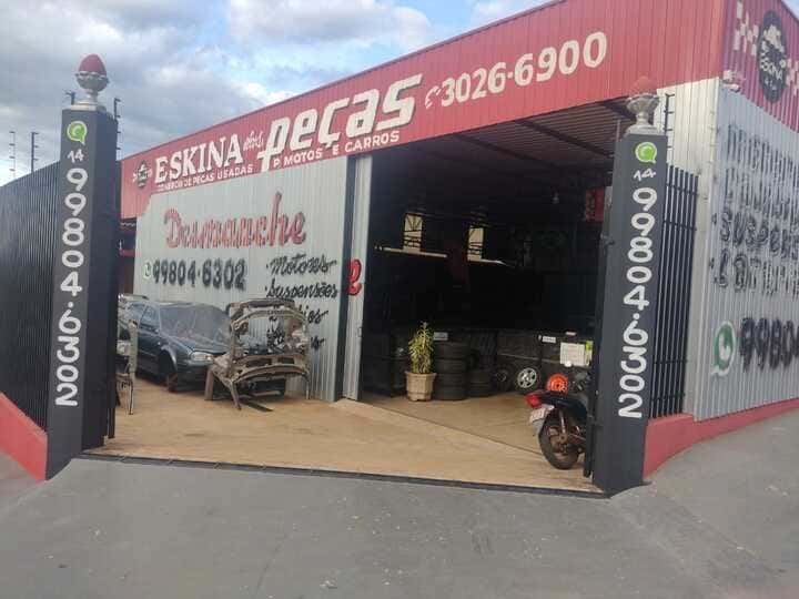 Fachada da Eskina das Peças em Ourinhos